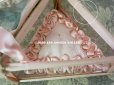 画像10: 【10周年セール対象外】 アンティーク ロココモチーフ付き リボンワークのジュエリーボックス ピンク ガラスケース