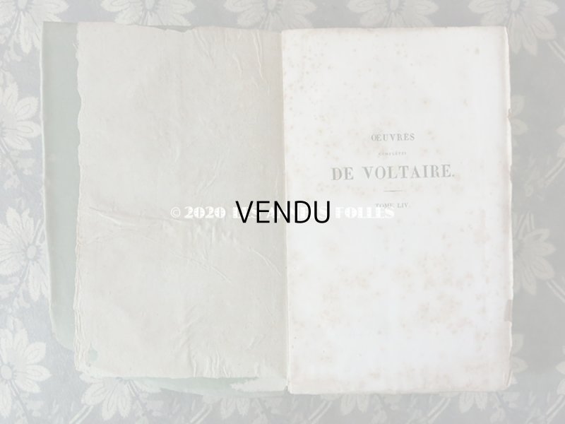 画像6: 【10周年セール対象外】 アンティーク 本 OEUVRES COMPLETES DE VOLTAORE