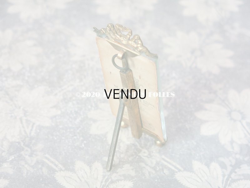 画像3: 【10周年セール対象外】 アンティーク ドール用 小さなフォトフレーム  リボンモチーフ付き