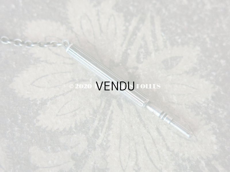 画像9: 19世紀 シルバー製 舞踏会の手帳 モノグラム入り ロカイユ装飾 ペンシル付 CARNET DE BAL カルネ・ド・バル