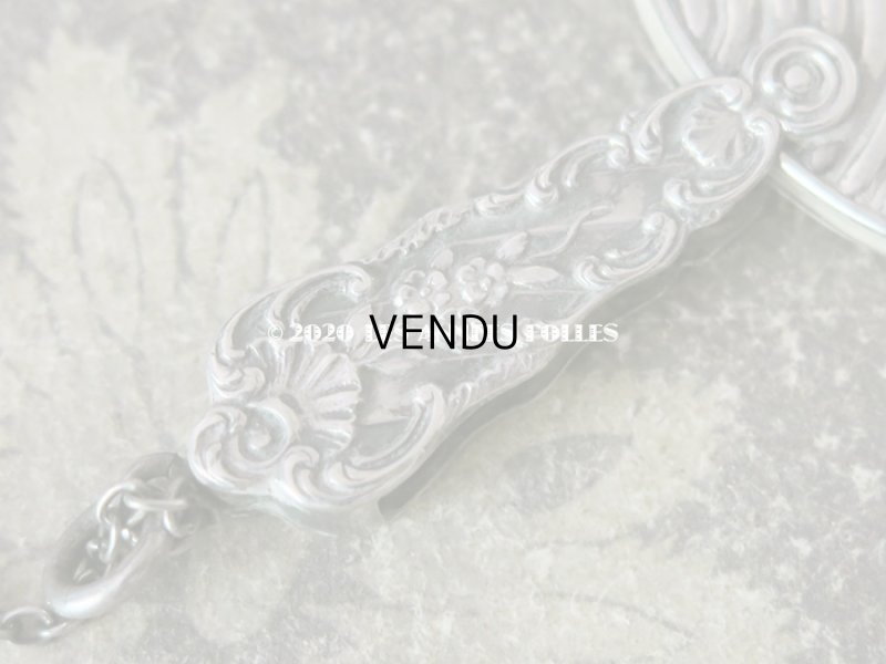 画像7: 19世紀 シルバー製 舞踏会の手帳 モノグラム入り ロカイユ装飾 ペンシル付 CARNET DE BAL カルネ・ド・バル