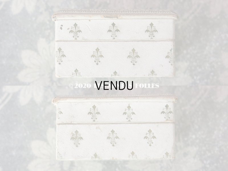 画像5: 【10周年セール対象外】 アンティーク パウダーボックス 百合の紋章 POUDRE DE RIZ HELIOTROPE BLANC - ROGER & GALLET PARIS -