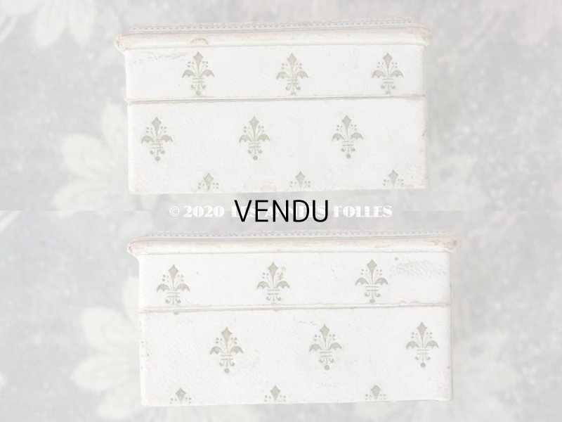 画像6: 【10周年セール対象外】 アンティーク パウダーボックス 百合の紋章 POUDRE DE RIZ HELIOTROPE BLANC - ROGER & GALLET PARIS -