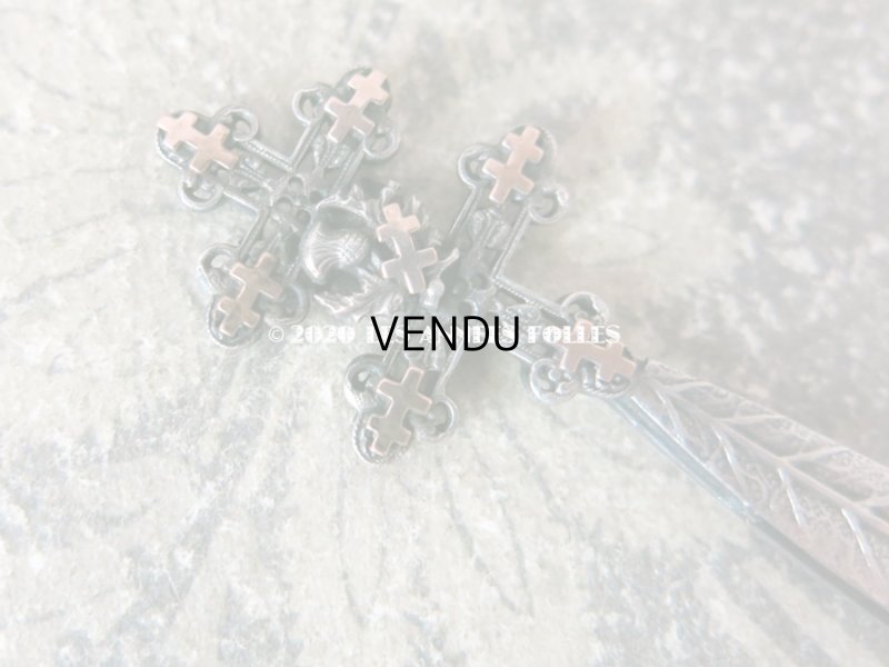 画像7: 【10周年セール対象外】 アンティーク レタリングセット ロレーヌ十字 ペン軸 & シーリングスタンプ &レターオープナー・ブックマーク