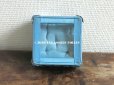 画像14: アンティーク ロココモチーフ付き リボンワークのジュエリーボックス スモーキーブルー ガラスケース