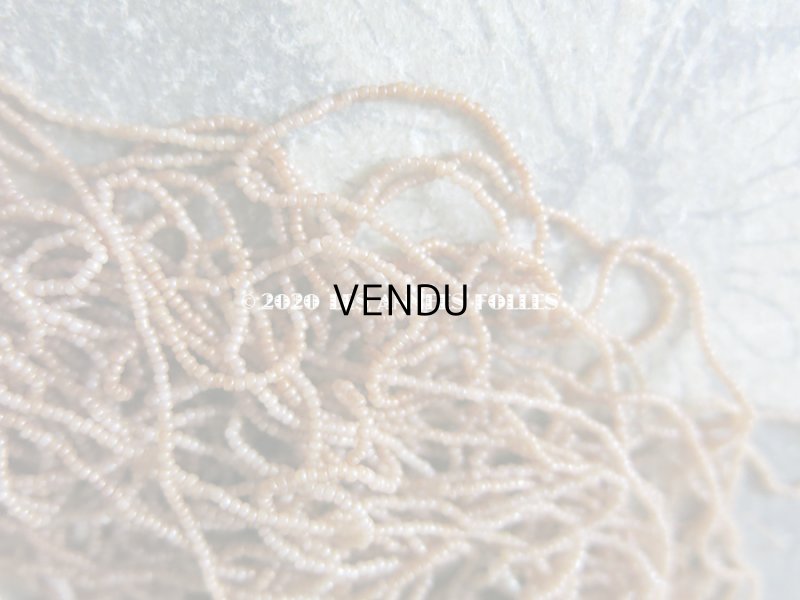 画像14: 19世紀末 アンティーク ガラス製 キャビアビーズ 