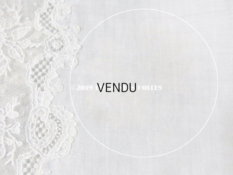 画像18: アンティーク ポワンドガーズ 結婚式のハンカチ 『ポワン・ド・ガーズ』