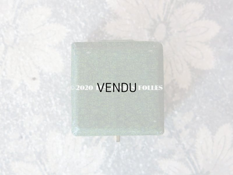 画像3: アンティーク 小さなジュエリーボックス 金彩入り グリーン