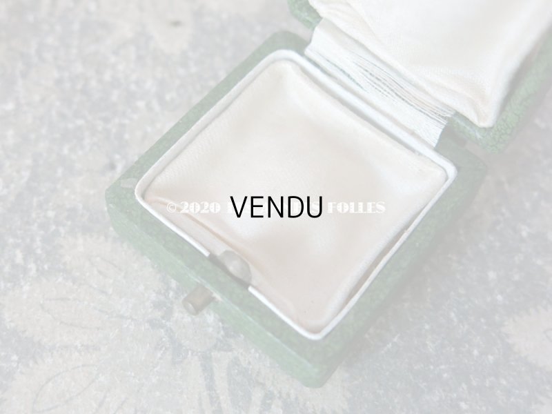 画像7: アンティーク 小さなジュエリーボックス 金彩入り グリーン