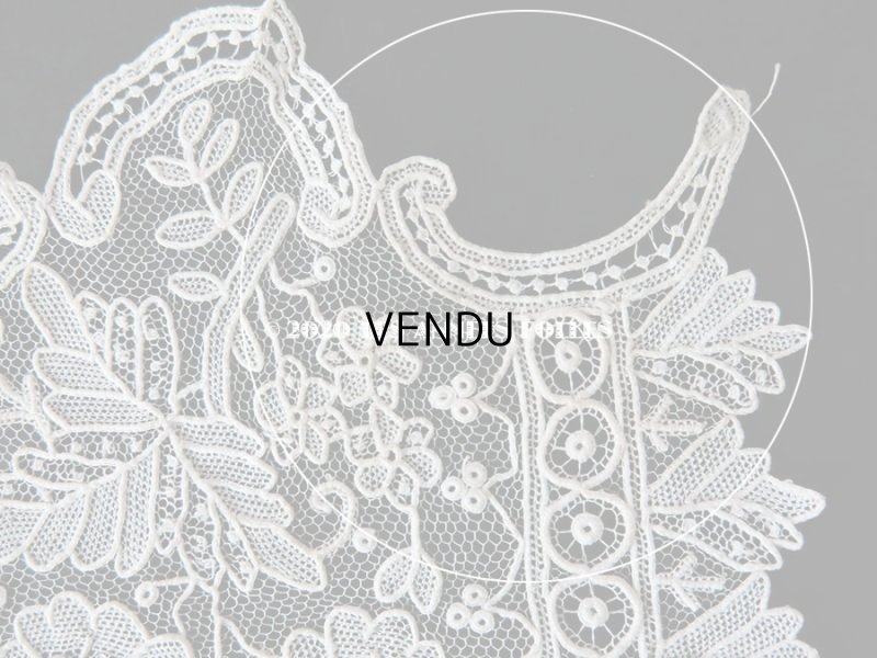 画像4: 19世紀末 アンティーク ニードルレース ポワンドローズの袖飾りのセット ポワンドガーズ 【ポワン・ド・ガーズ】 【ポワン・ド・ローズ】 