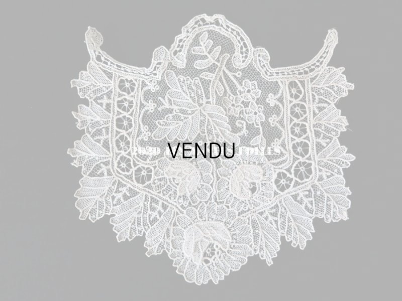 画像5: 19世紀末 アンティーク ニードルレース ポワンドローズの袖飾りのセット ポワンドガーズ 【ポワン・ド・ガーズ】 【ポワン・ド・ローズ】 