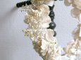 画像6: アンティーク 薔薇の花冠 オフホワイト 布花のヘッドリース ティアラ