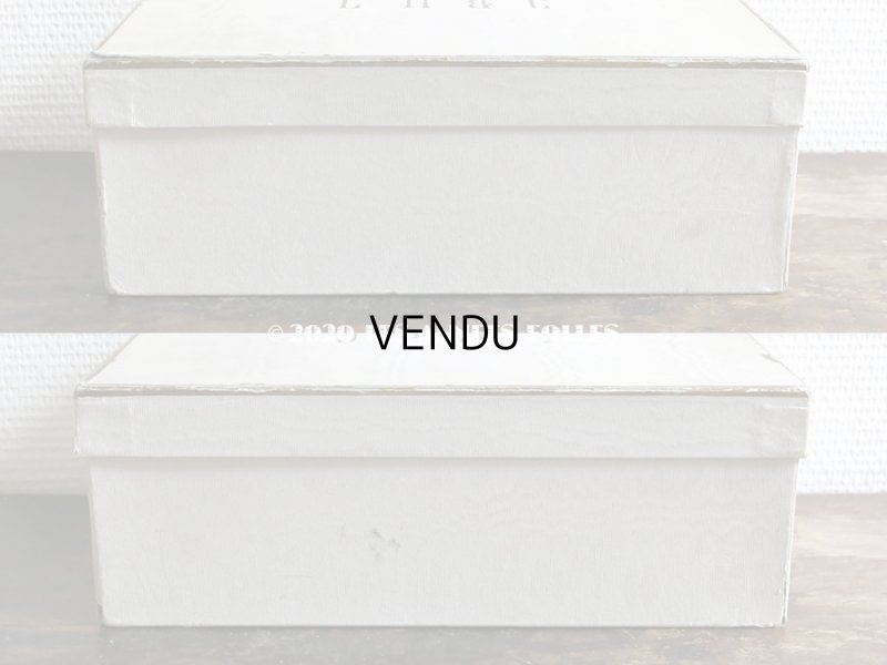 画像8: 19世紀末 アンティーク イニシャル入り 結婚式の紙箱