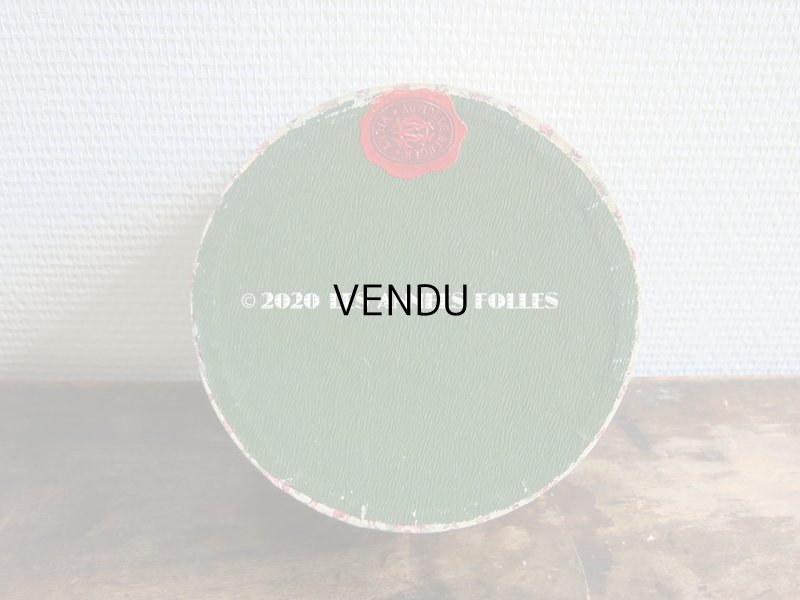 画像3: 1910年代 アンティーク 薔薇&リボンのガーランド　カルトナージュボックス 