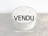 1910年代 アンティーク 薔薇&リボンのガーランド　カルトナージュボックス 