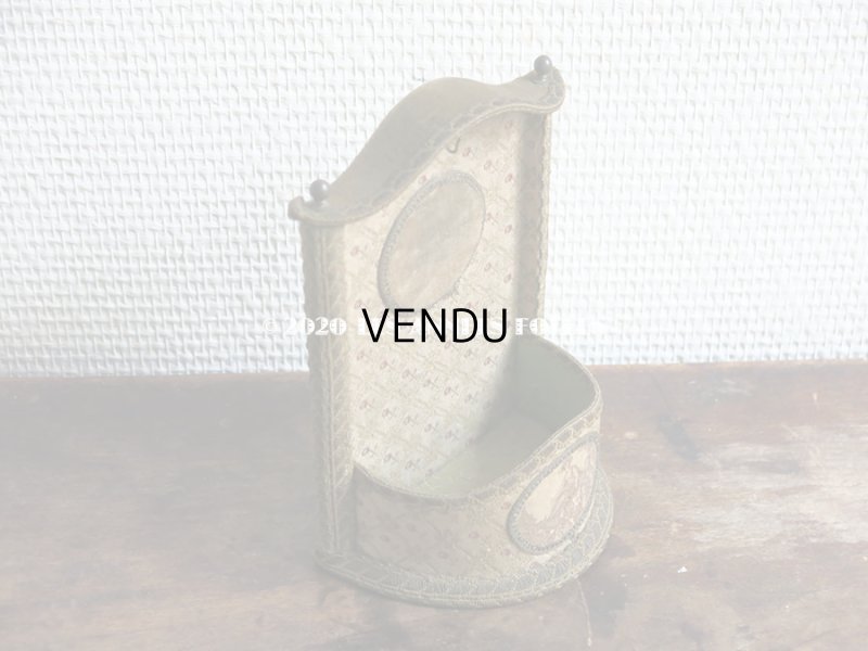 画像3: アンティーク カルトナージュ 懐中時計用 ジュエリースタンド　