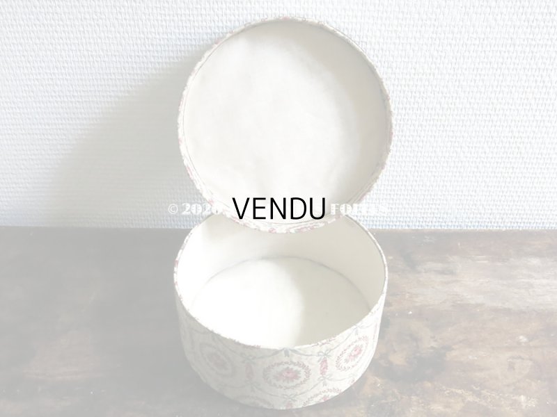 画像4: 1910年代 アンティーク 薔薇&リボンのガーランド　カルトナージュボックス 