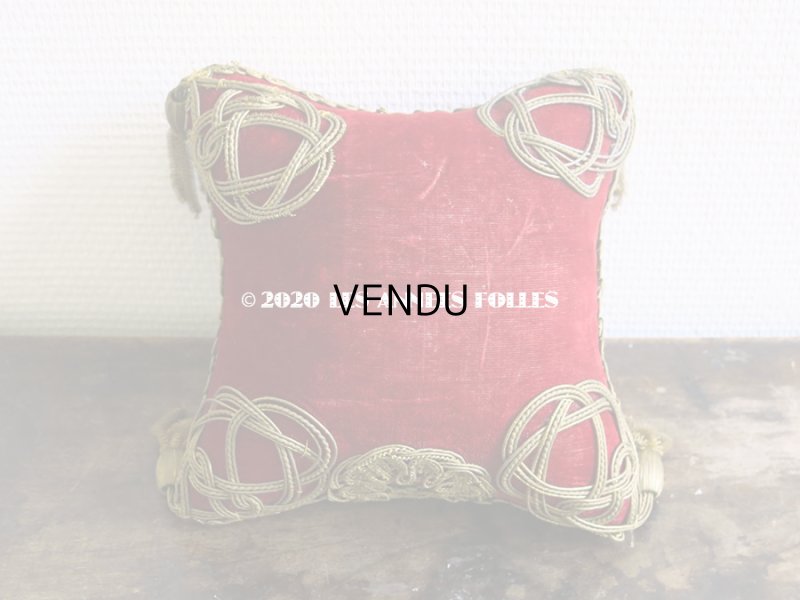 画像8: 19世紀末 アンティーク グローブ・ド・マリエのクッション ピンクッション 