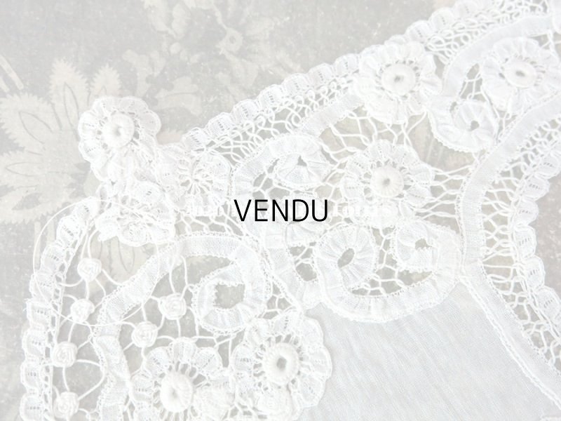 画像5: アンティーク ドール用 デュシェスレースの付け襟