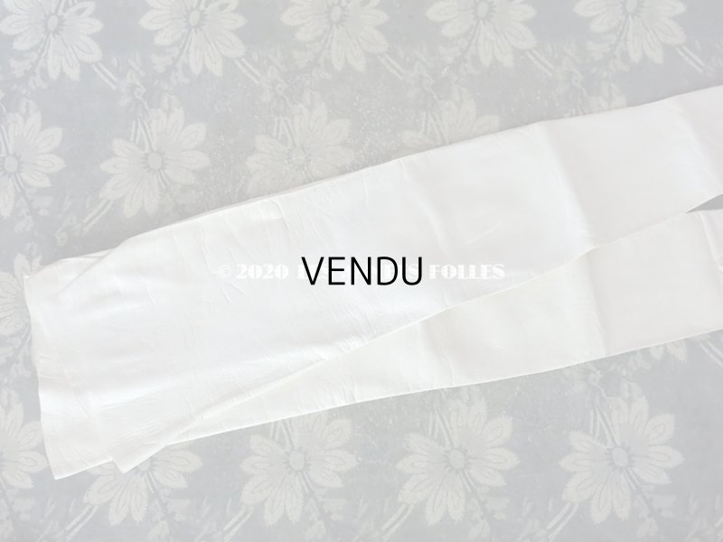 画像3: 未使用 1900年代 アンティーク  本革製 結婚式のロンググローブ  オフホワイト レザー 手袋 