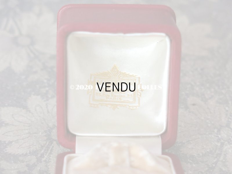 画像8: アンティーク 本革製 ジュエリーボックス  リングボックス  スモーキーレッド