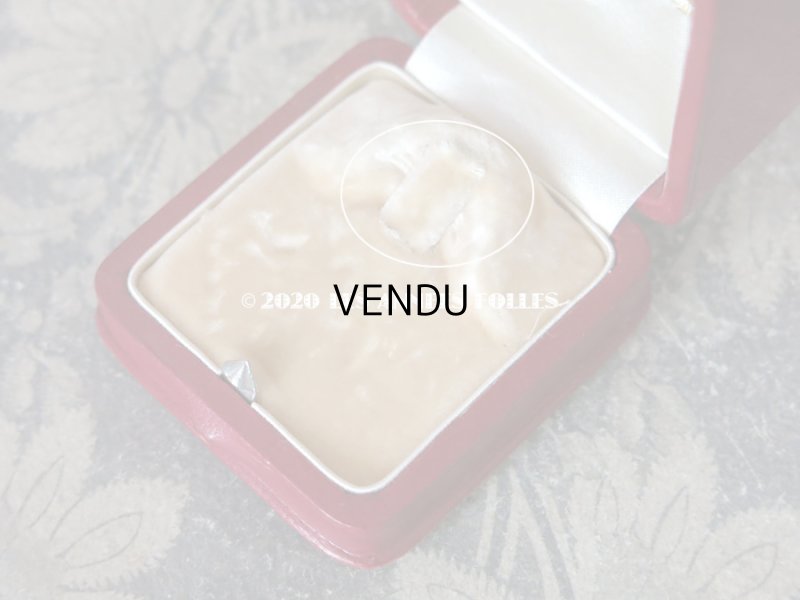 画像10: アンティーク 本革製 ジュエリーボックス  リングボックス  スモーキーレッド