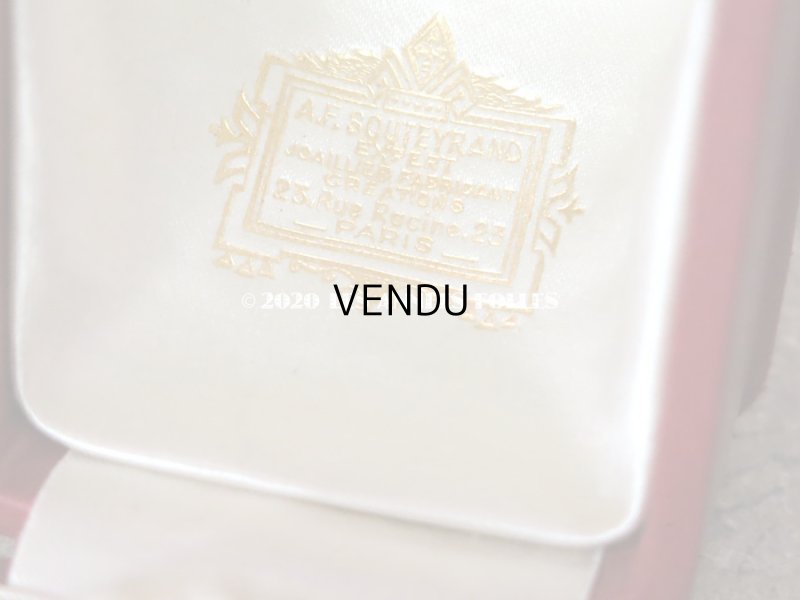 画像9: アンティーク 本革製 ジュエリーボックス  リングボックス  スモーキーレッド