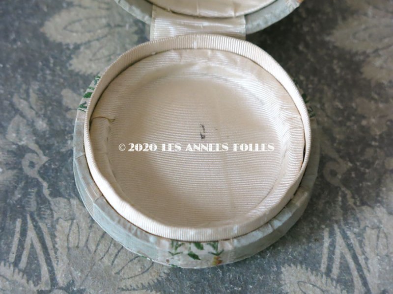 画像11: 1800年頃 アンティーク シルク製 ジュエリーボックス