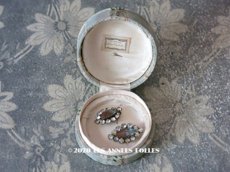 画像4: 1800年頃 アンティーク シルク製 ジュエリーボックス