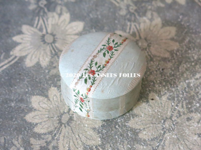 画像7: 1800年頃 アンティーク シルク製 ジュエリーボックス