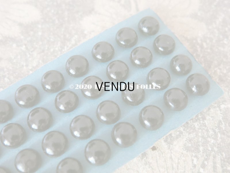 画像4: 未使用 アンティーク シューボタン 9mm 黒 12ピースのセット