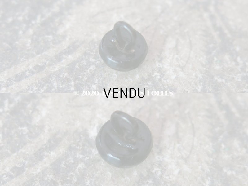 画像6: 未使用 アンティーク シューボタン 9mm 黒 12ピースのセット