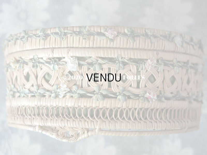 画像10: 1900年代 アンティーク  ロココトリム付きパニエ チョコレート箱  『ショコラ・フランソワ・マルキ』  - CHOCOLAT FRANCOIS MARQUIS PARIS -