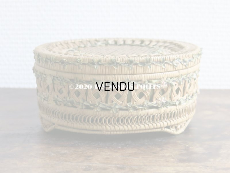 画像7: 1900年代 アンティーク  ロココトリム付きパニエ チョコレート箱  『ショコラ・フランソワ・マルキ』  - CHOCOLAT FRANCOIS MARQUIS PARIS -