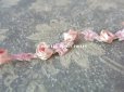 画像4: アンティーク 淡いピンクの薔薇のロココトリム  ロココリボン 39cm