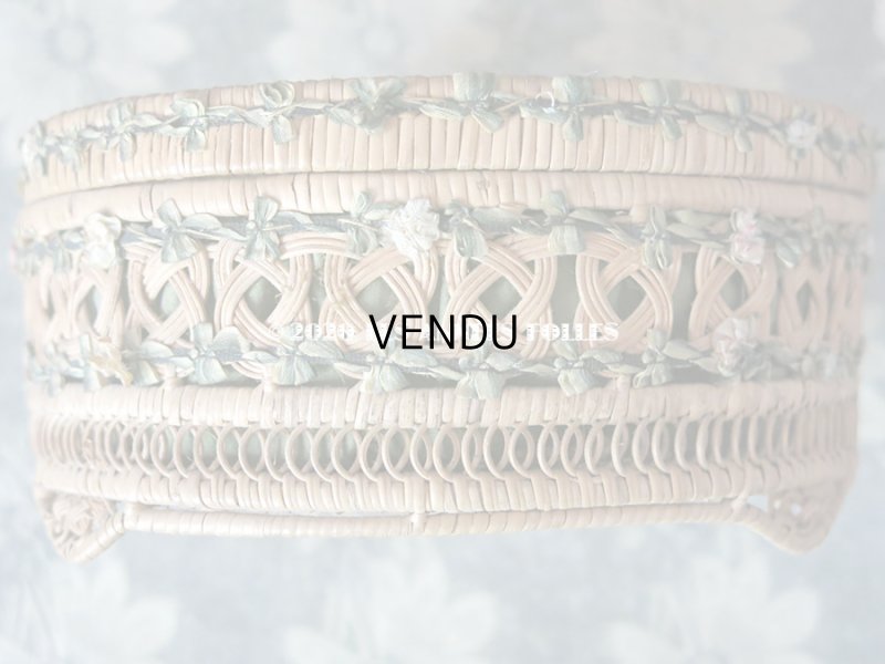 画像11: 1900年代 アンティーク  ロココトリム付きパニエ チョコレート箱  『ショコラ・フランソワ・マルキ』  - CHOCOLAT FRANCOIS MARQUIS PARIS -