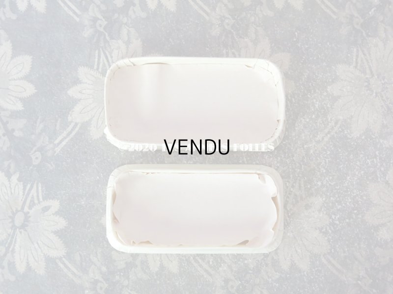 画像7: 1920年代 アンティーク とても小さなドラジェのお菓子箱 バテム BAPTEME 薔薇とリボンのガーランド 