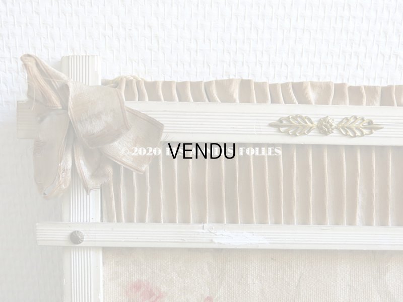 画像7: 1900年代 アンティーク カルトナージュのラック 薔薇模様