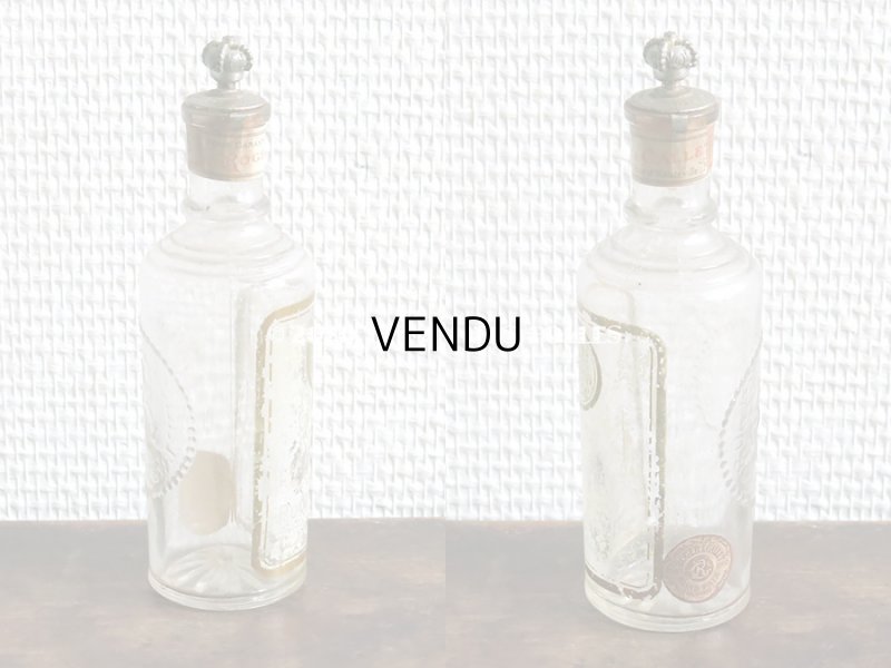 画像3: 19世紀末 アンティーク 王冠の栓 パフュームボトル - ROGER&GALLET PARIS - 