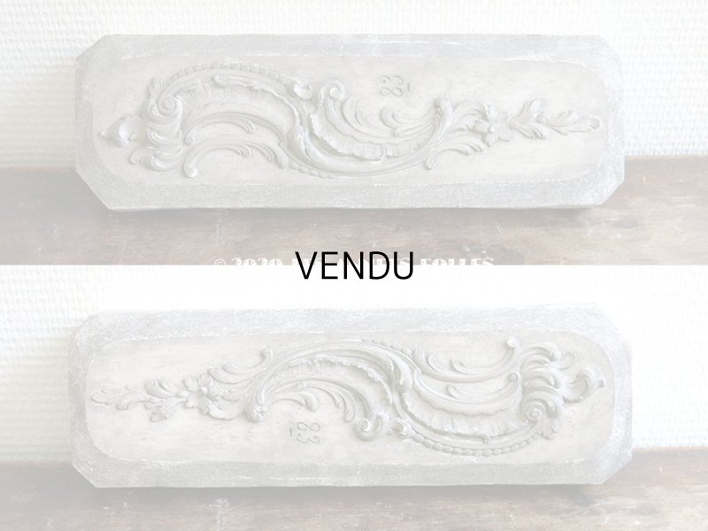 画像15: 1900年代 アンティーク   ロカイユ装飾　石膏のオーナメント