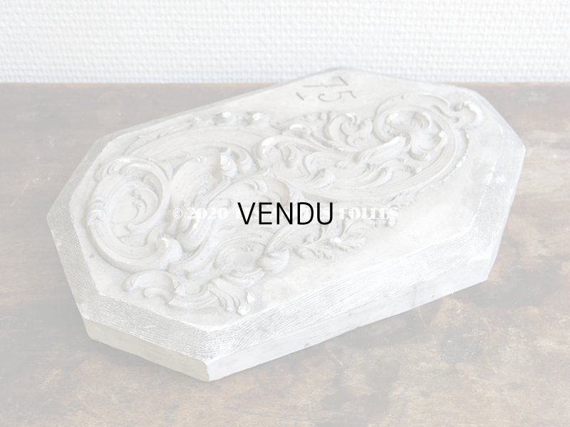 画像4: 1900年代 アンティーク   ロカイユ装飾　石膏のオーナメント