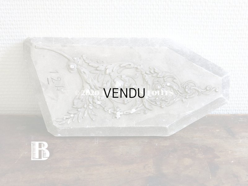 画像7: 1900年代 アンティーク   ロカイユ装飾　石膏のオーナメント