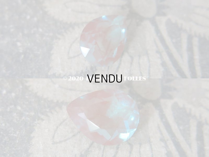 画像4: アンティーク サフィレットのルース ドロップ型 12mm強×16mm