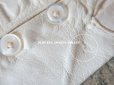 画像12: 未使用 1900年代 アンティーク  本革製 極細 結婚式のグローブ ボンマルシェ百貨店 オフホワイト レザー 手袋 - AU BON MARCHE -