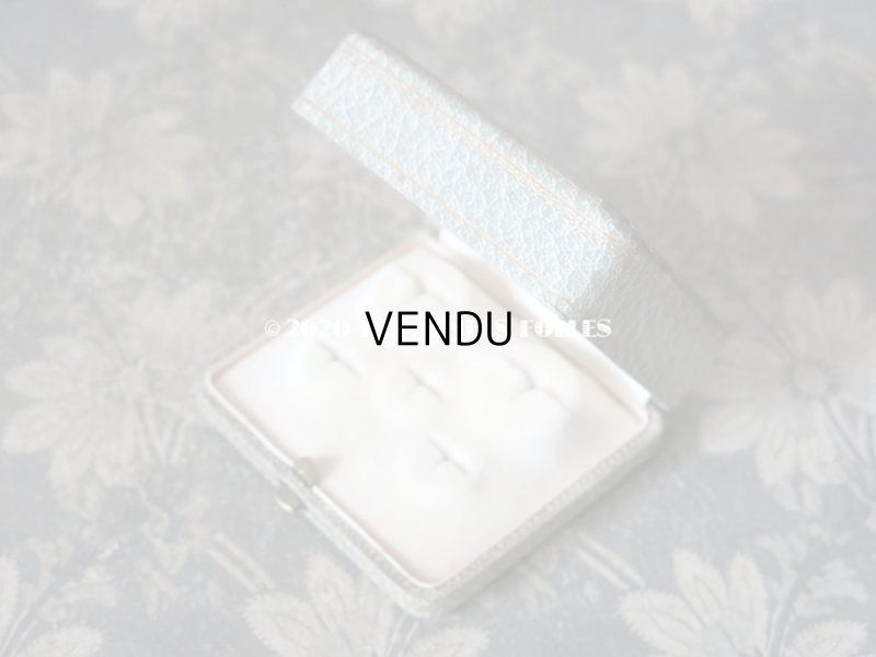 画像6: アンティーク ボタン用 ジュエリーボックス 金彩入り ライトグレー