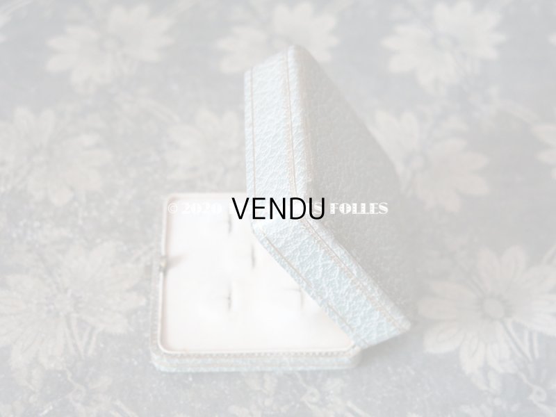 画像7: アンティーク ボタン用 ジュエリーボックス 金彩入り ライトグレー