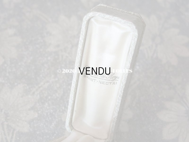 画像8: アンティーク　ブローチ用 ジュエリーボックス 金彩入り ライトグレー