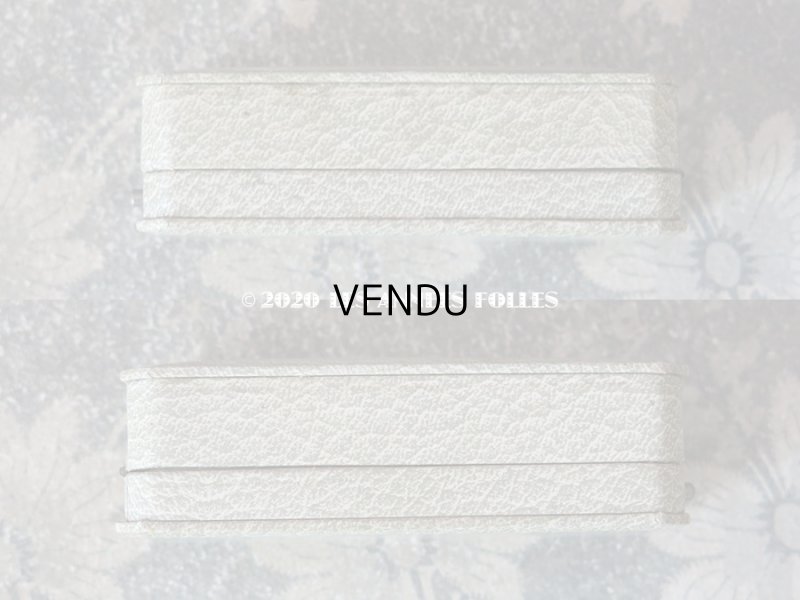 画像4: アンティーク　ブローチ用 ジュエリーボックス 金彩入り ライトグレー