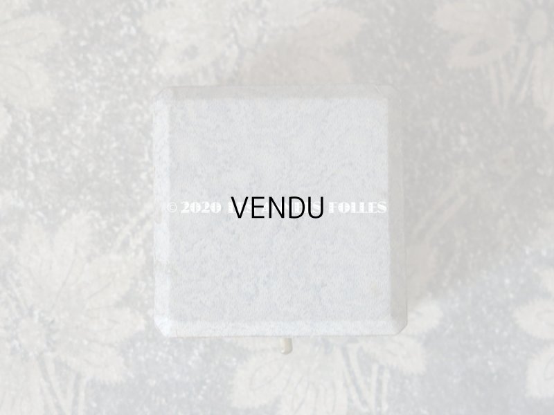 画像3: アンティーク　ブローチ用 ジュエリーボックス 金彩入り ライトグレー