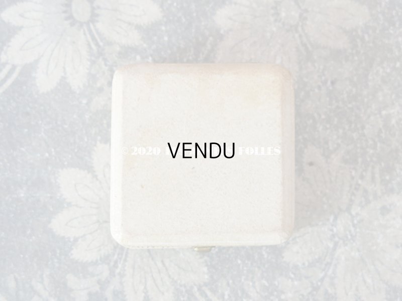 画像3: アンティーク リボンのガーランド オフホワイトのジュエリーボックス 